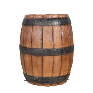 Decoratief houten vat 100 cm