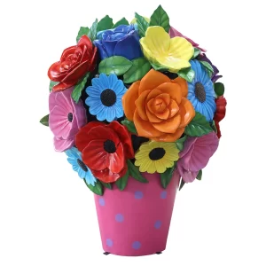 Grote Bloemen in Roze Pot (220 cm)