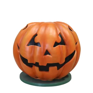 Halloween Pompoen Foto-object (105 cm hoog)