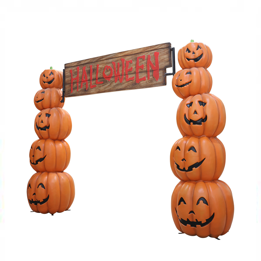 Halloween Pompoen Poort 315 cm - Afbeelding 3