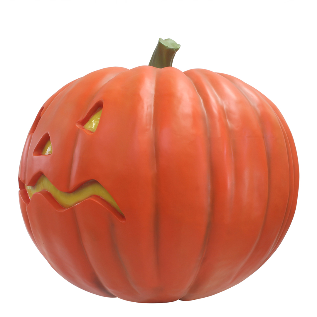 Halloween pompoen met licht – 91 cm - Afbeelding 2