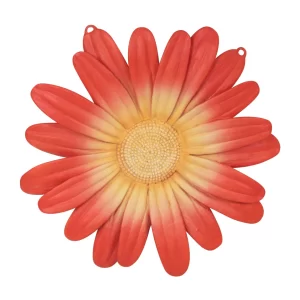 Hangende Bloemdecoratie Margriet (Oranje/Rood)