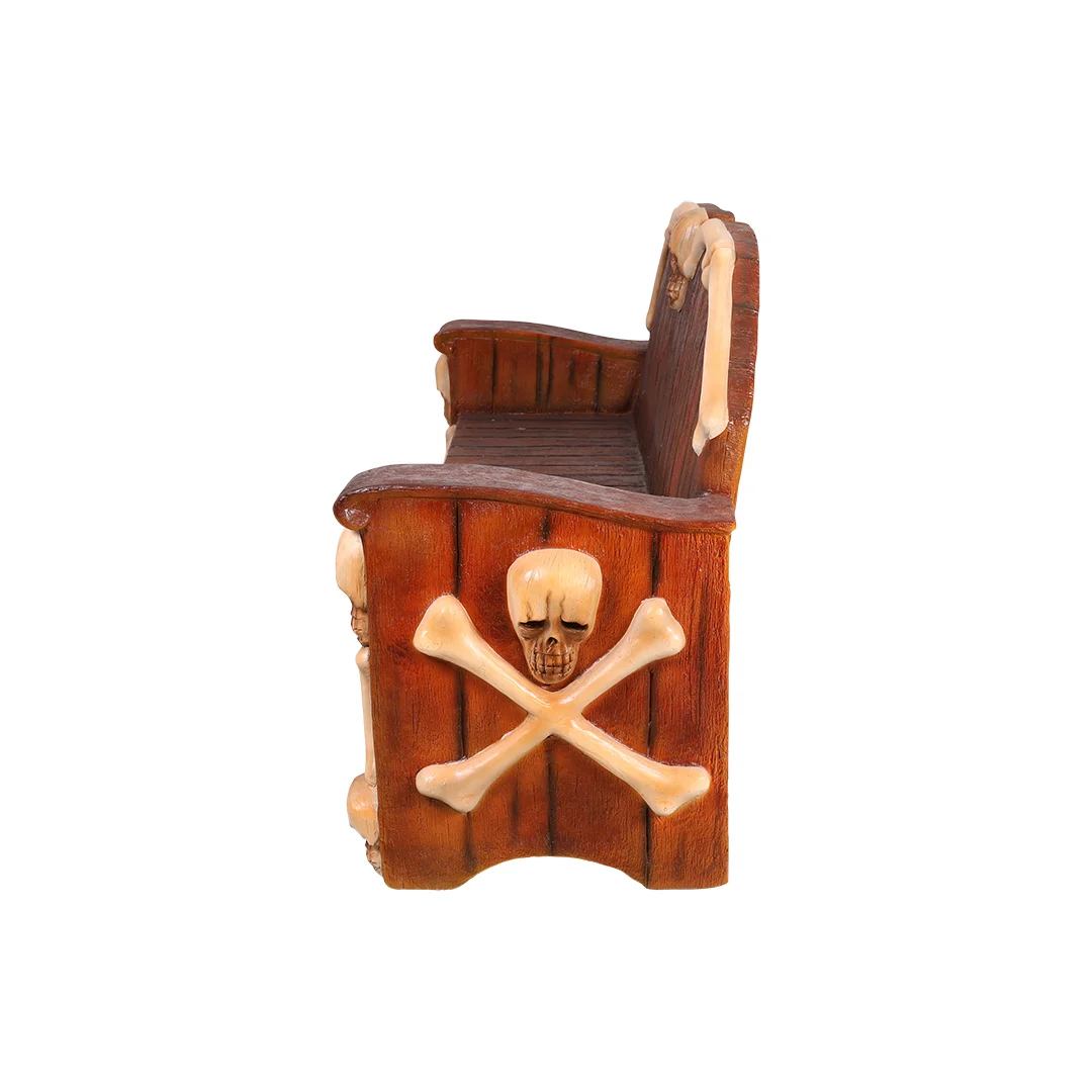 Piraten Bank met Schedels (209 cm breed) - Afbeelding 6