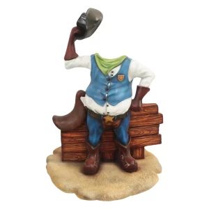 Polyester Cowboy voor fotomoment