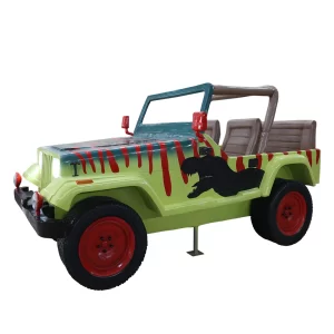 Dino jeep 4-zits – Jurassic thema