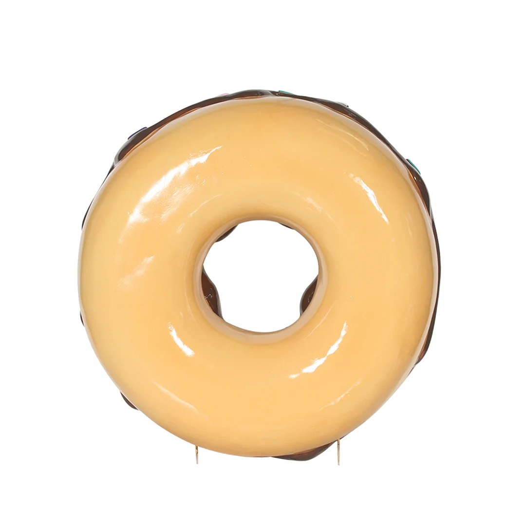 Polyester Hangende Donut chocolade 76 cm - Afbeelding 4