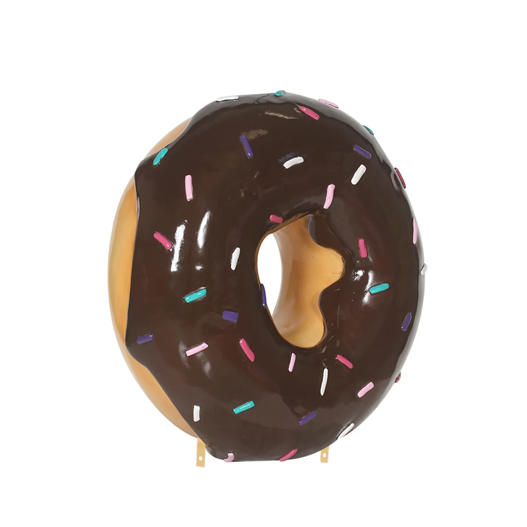 Polyester Hangende Donut chocolade 76 cm - Afbeelding 6