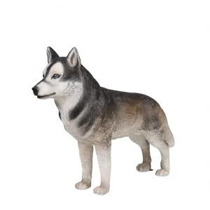 Polyester Husky Hond 80 cm