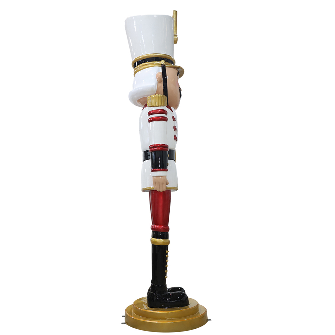 Notenkraker rood-wit 400 cm – grote kerstdecoratie - Afbeelding 5