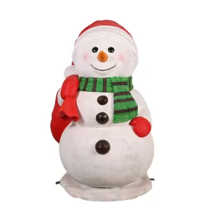 Polyester Sneeuwpop Rood 160 cm