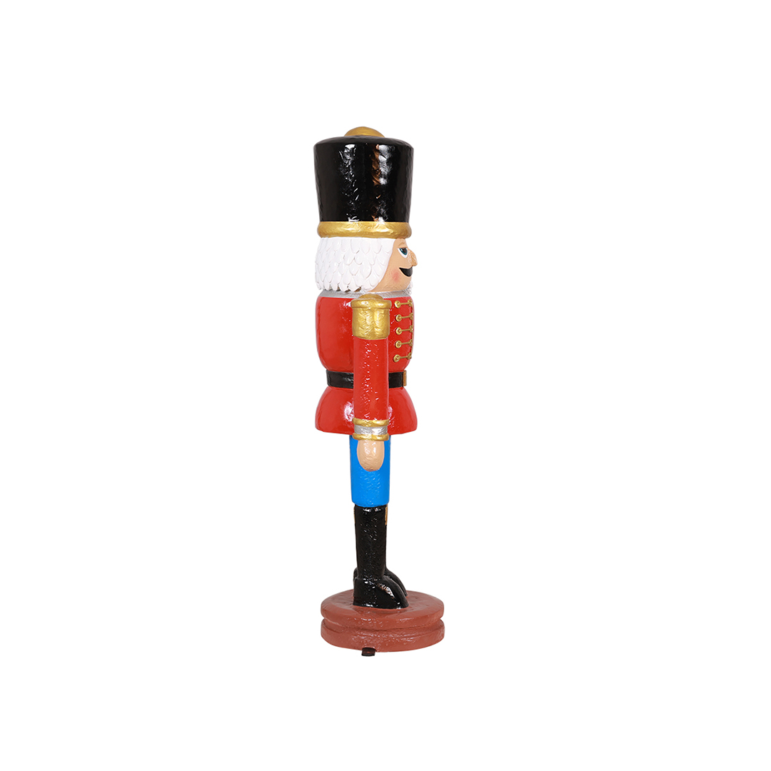 Polyester notenkraker met houtsnijwerk-Look 100 cm - Afbeelding 5