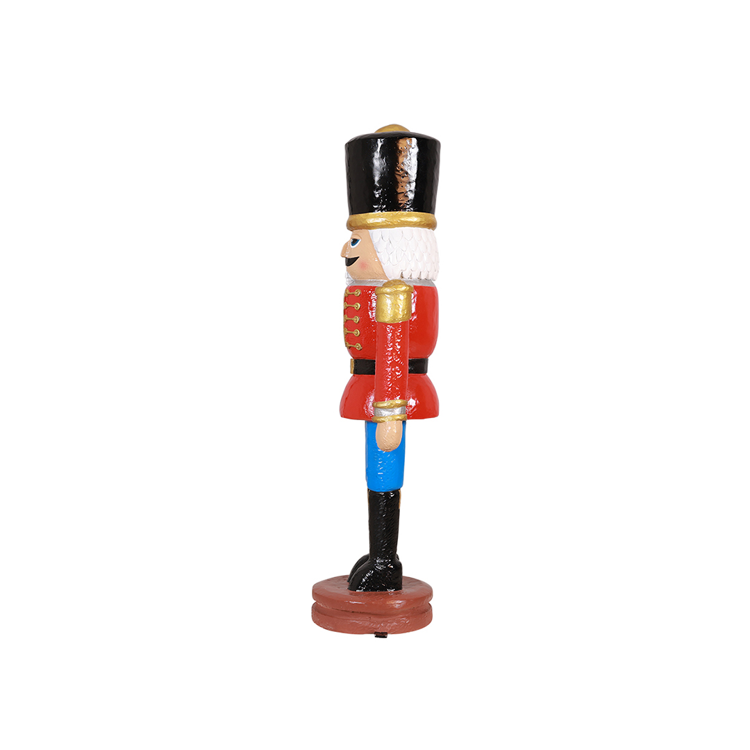 Polyester notenkraker met houtsnijwerk-Look 100 cm - Afbeelding 3