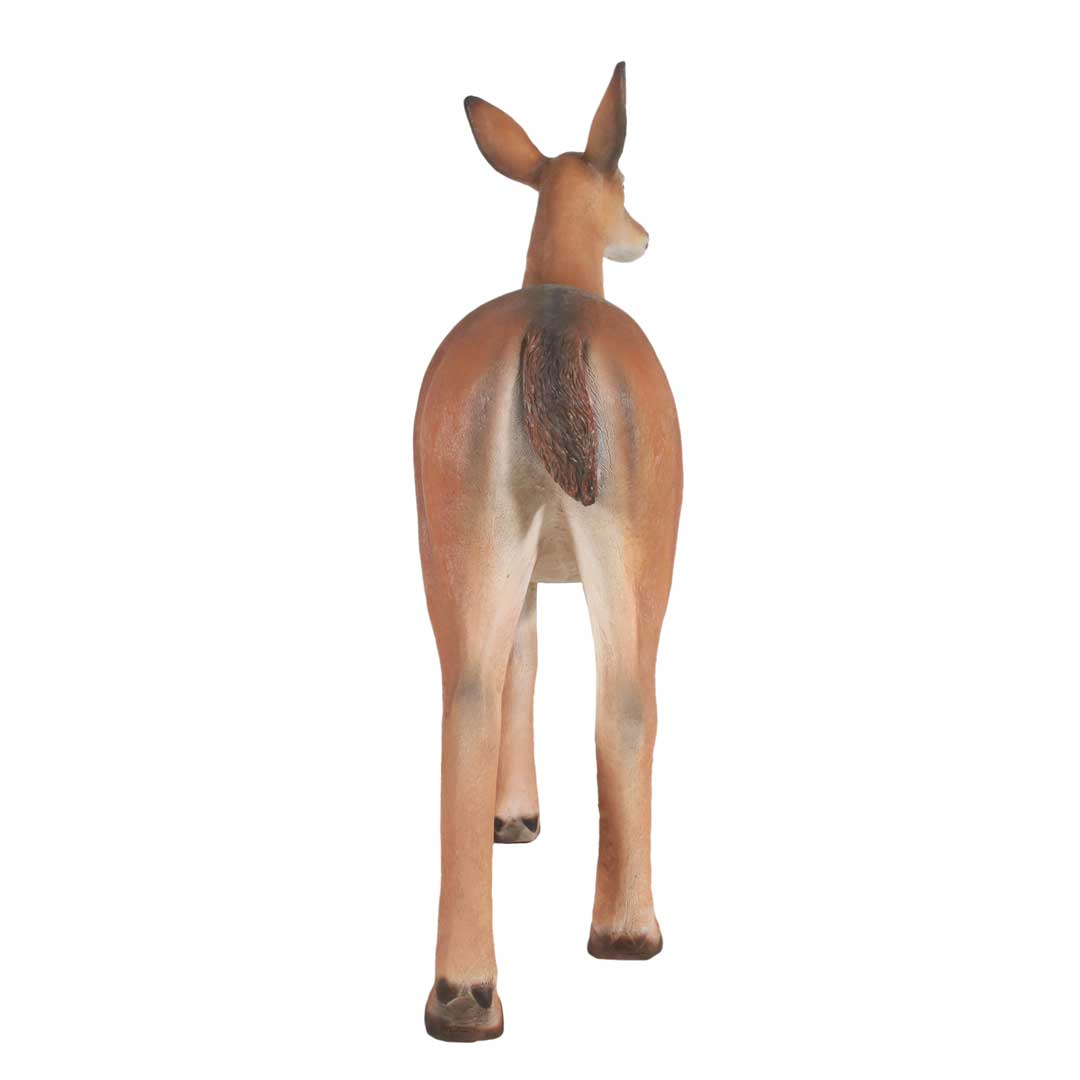Polyester witstaarthertje (Hinde) 123 cm - Afbeelding 2