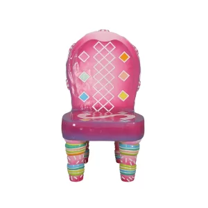 Roze snoepstoel Candyland