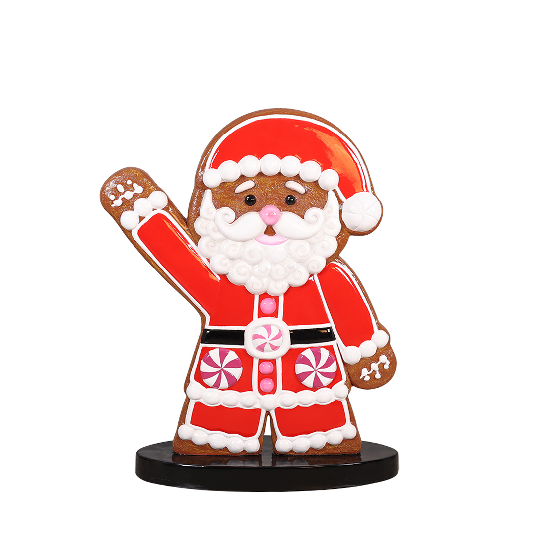 Kerstman Peperkoekfiguur van Polyester – 98 cm