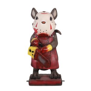 Mice de killer met kettingzaag