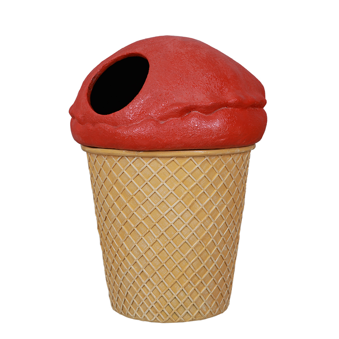 IJshoorn prullenbak (rood) - Afbeelding 2