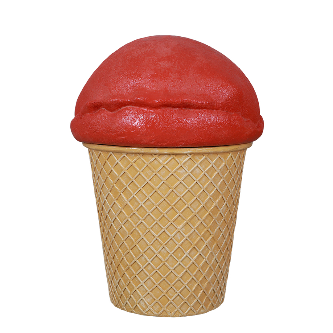 IJshoorn prullenbak (rood) - Afbeelding 4