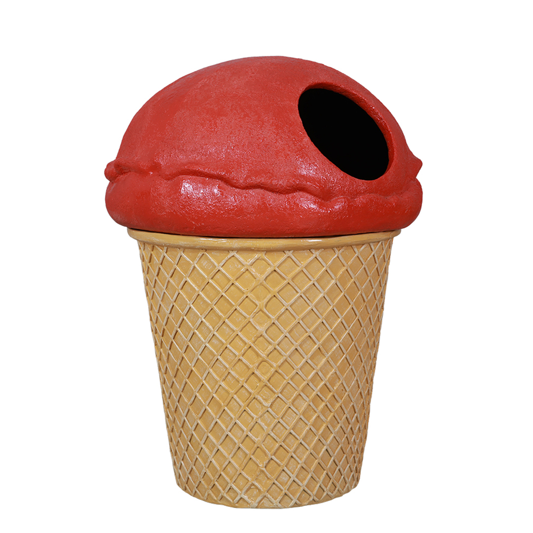IJshoorn prullenbak (rood) - Afbeelding 3
