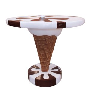 Chocolade ijs tafel