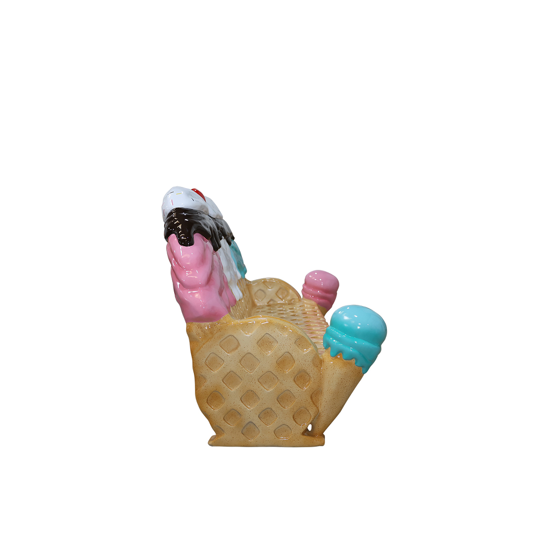 Wafel-ijs bank - Afbeelding 3