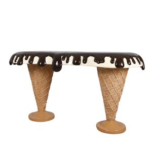 Lange chocolade ijstafel
