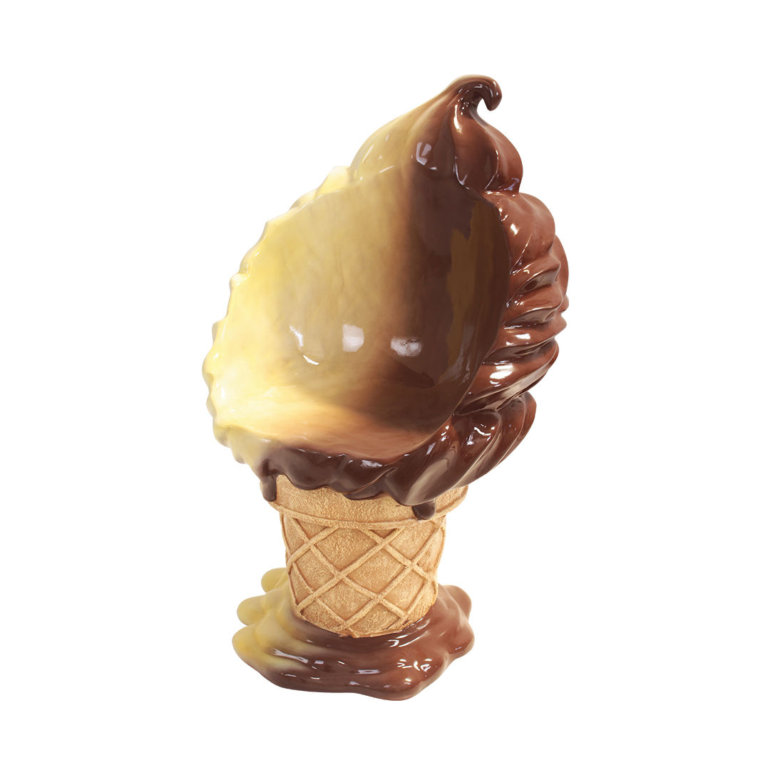 Chocolade en vanille-ijs stoel - Afbeelding 3