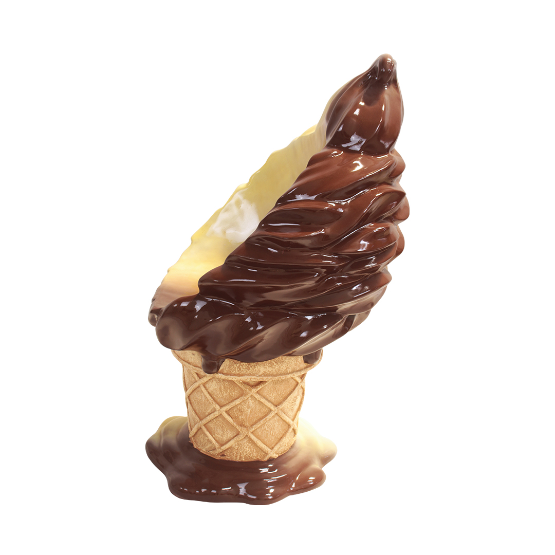 Chocolade en vanille-ijs stoel - Afbeelding 4
